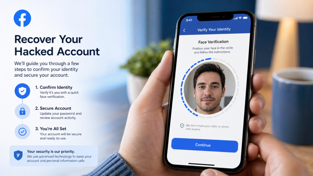 Récupérer un compte Facebook piraté avec la page officielle de sécurité