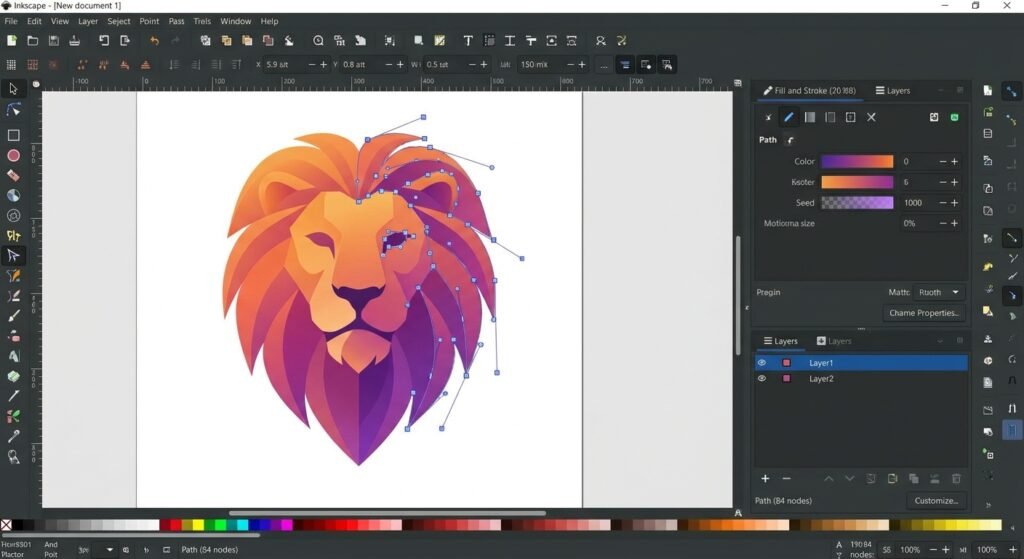 Inkscape, alternative gratuite à Adobe Illustrator 