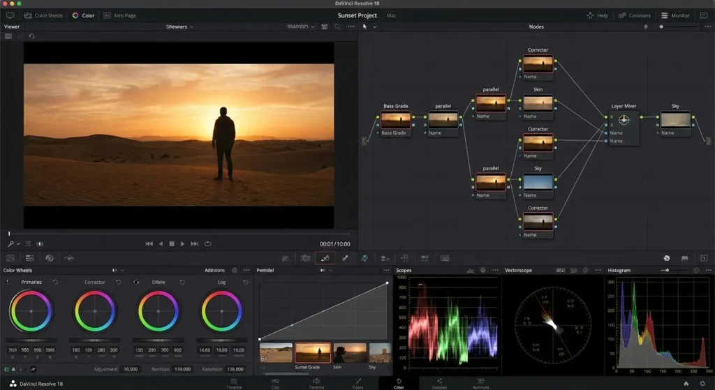 DaVinci Resolve, alternative gratuite et professionnelle à Premiere Pro