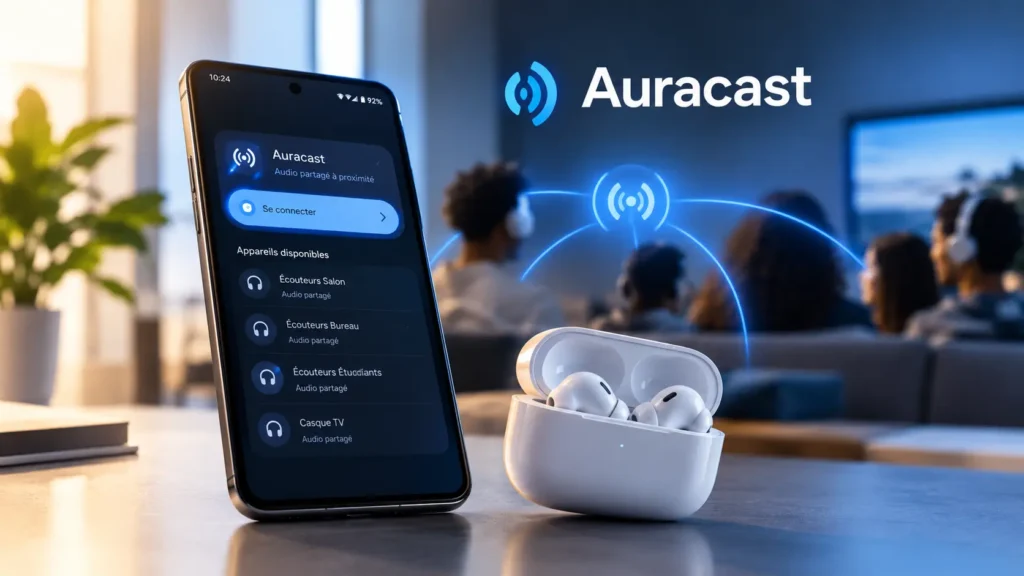 Auracast, la technologie Bluetooth qui diffuse le son vers plusieurs écouteurs à la fois