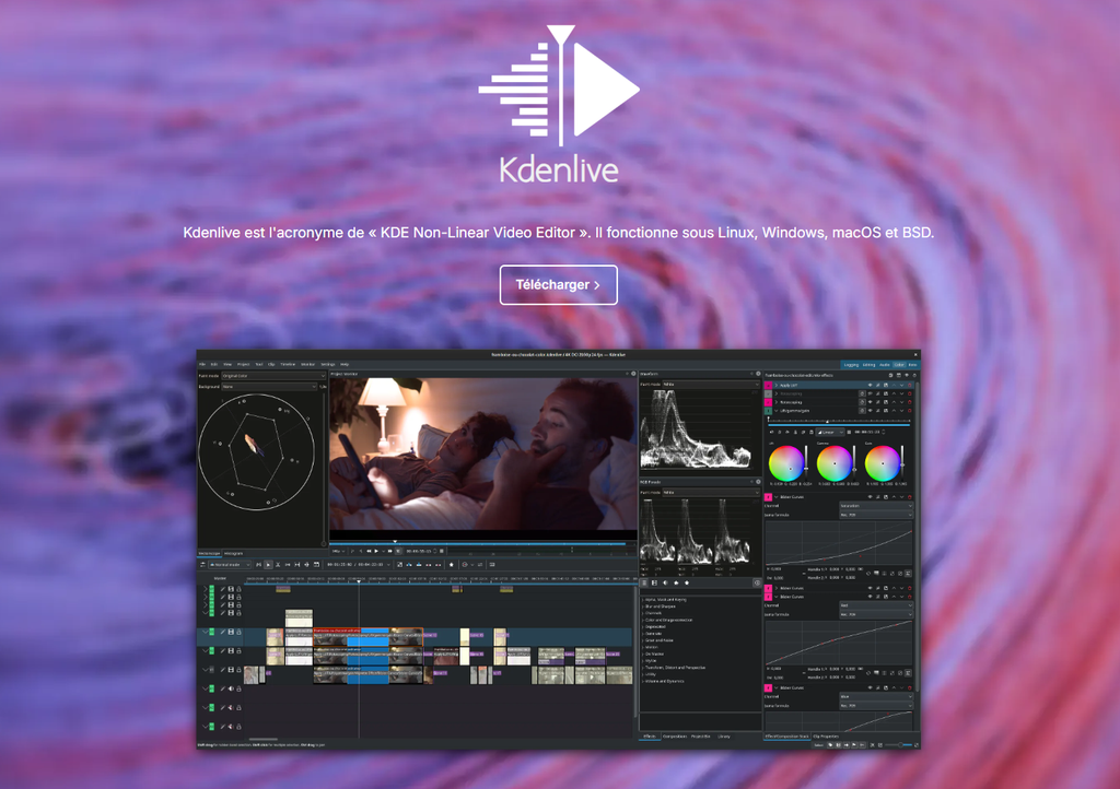 Kdenlive, l'éditeur vidéo gratuit et Open source 