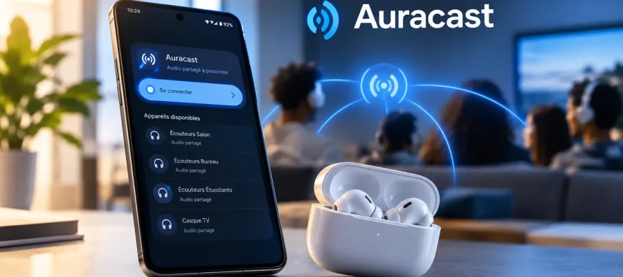 Auracast, la technologie Bluetooth qui diffuse le son vers plusieurs écouteurs à la fois