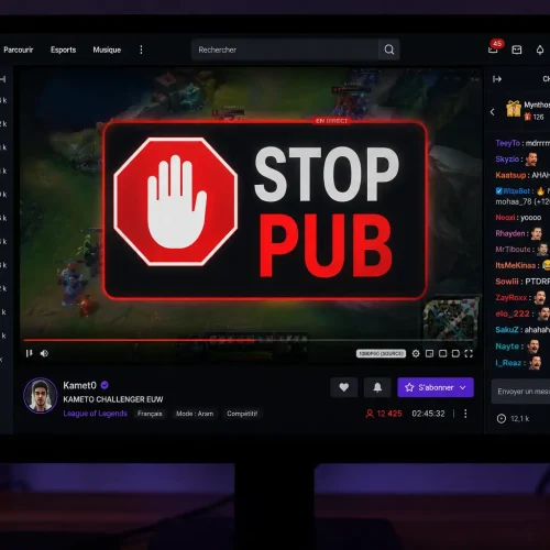 bloquer les pubs sur Twitch en 2026